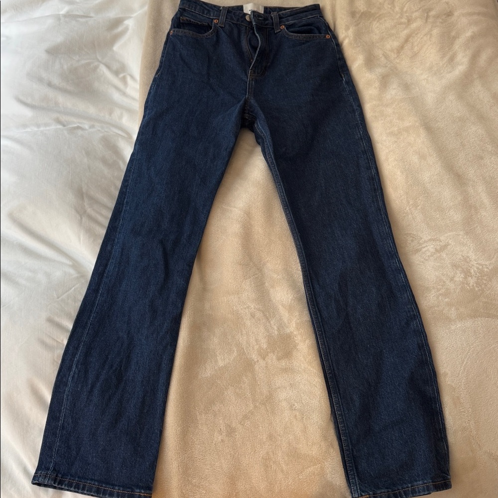 Reformation Jax Stretch High Rise Straight Jeans